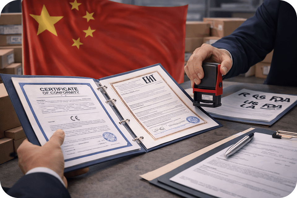 Сертификация товаров из Китая