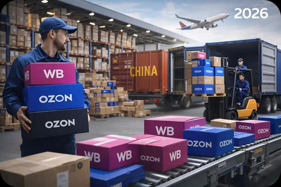 Доставка из Китая для маркетплейсов Wildberries и Ozon 2026