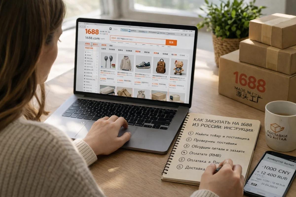 Как закупать на 1688 из России: пошаговая инструкция для новичков